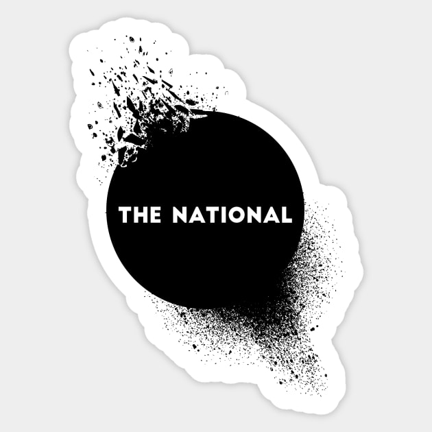 The National Band Logo Sticker by TheN